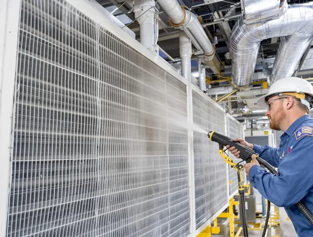 Professional commercial coil cleaning by Tyngsborough Air Duct Cleaning in Tyngsborough