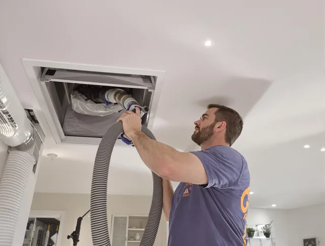 Precision indoor duct cleaning by Tyngsborough Air Duct Cleaning in Tyngsborough