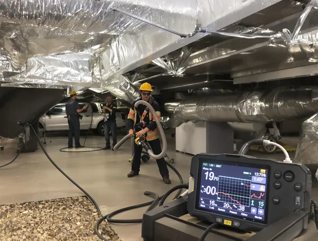 Professional negative pressure duct cleaning by Tyngsborough Air Duct Cleaning in Tyngsborough